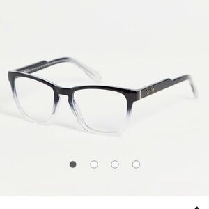 Quay Australia Black and Clear Optical Glasses